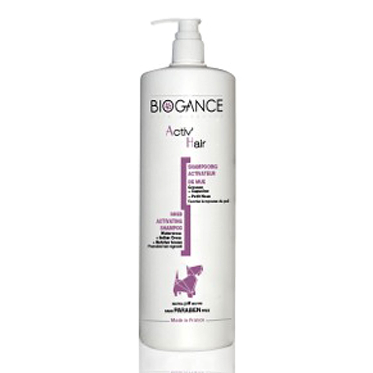 Biogance Activ Hair-Hundeshampoo 1 Liter