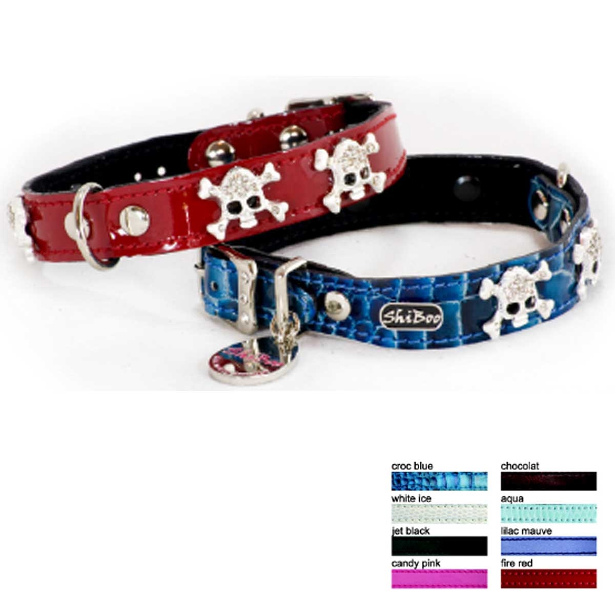 Hundehalsband Pirate-18-S 30x1,8cm candy pink