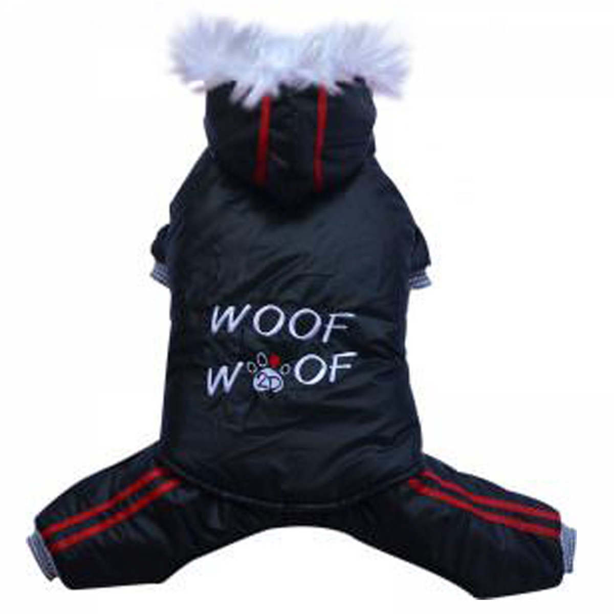 Hunde-Schneeanzug 2in1 Woof schwarz