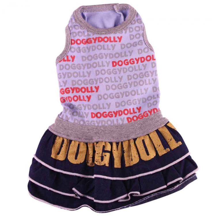 Doggydolly Jeanskleid beige fÃ¼r Hunde