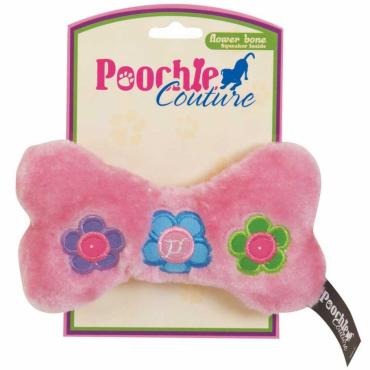 Hundespielzeug Knochen, Poochie Couture, pink