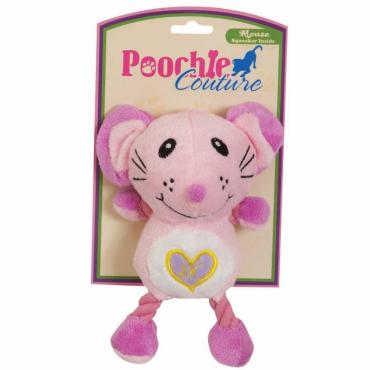 Hundespielzeug Maus, Poochie Couture, pink