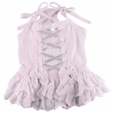 Doggydolly Hunde-Corsagenkleid Romantik weiÃ