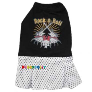 Doggydolly Hundekleid Rock\'n Roll schwarz