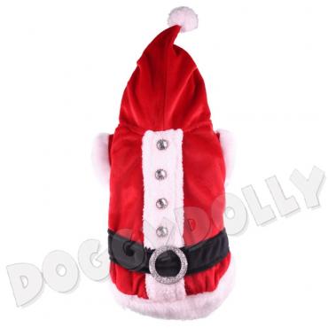 Hunde-Weihnachtsmantel Santa Mops,Bulldogge