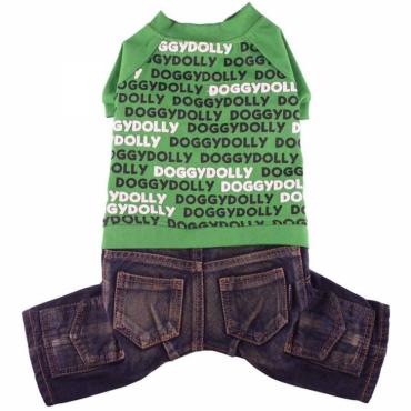 Doggydolly Jeans Hundekombi Doggydolly grÃ¼n