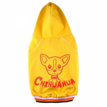 Kapuzenshirt Chihuahua gelb