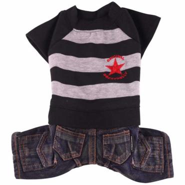 Doggydolly Jeanskombi Star Doggydolly fÃ¼r Hunde