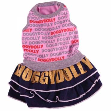 Doggydolly Jeanskleid rosa fÃ¼r Hunde
