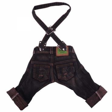 Jeanshose fÃ¼r Hunde Hiphop Schwarz
