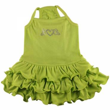 Doggydolly Hunde-Tanktopkleid grÃ¼n Herz