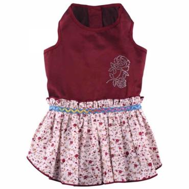 Doggydolly Rosenkleid rot fÃ¼r Hunde